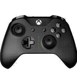 black xbox one x controller